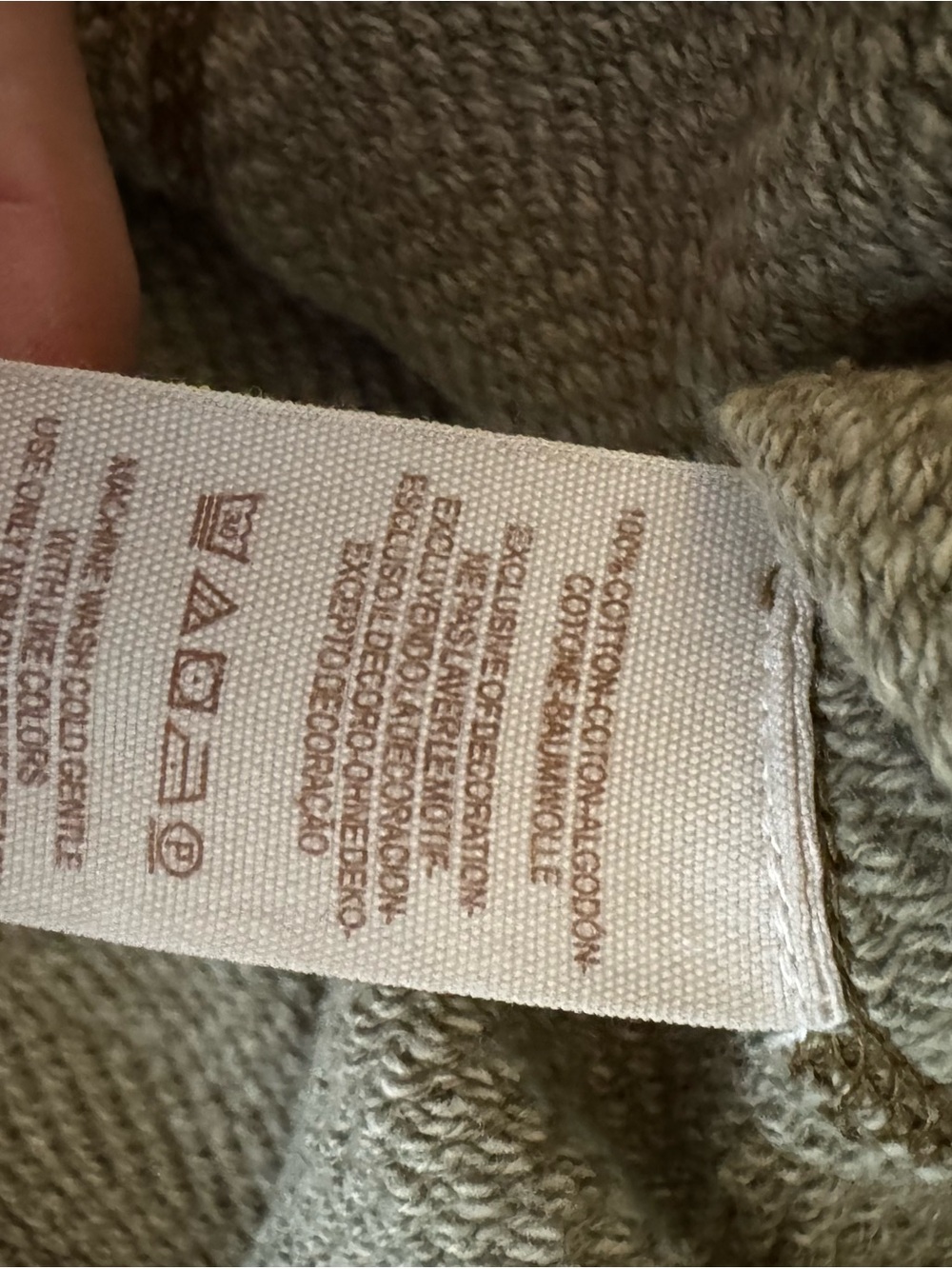 Free People Olive Green Knit Sweater with Embroidered Elbow Details - Picture 5 of 7